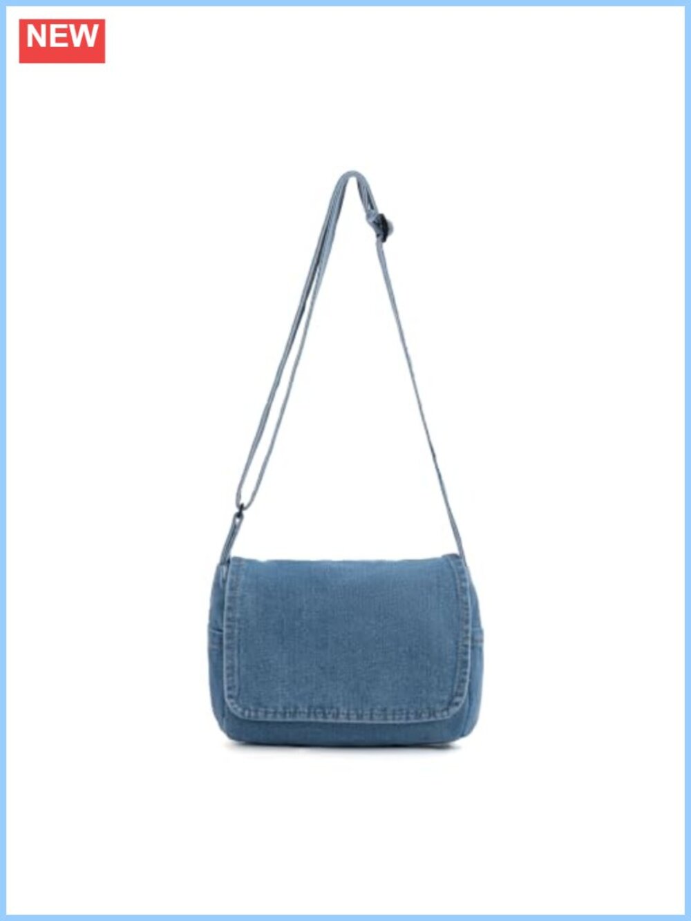 Women's Canvas Mini Crossbody Bag Compact Messenger Purse with Adjustable Strap